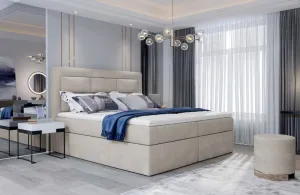 ArtElta Manželská posteľ VIVRE Boxspring | 140 x 200 cm Farba VIVRE: Paros 02