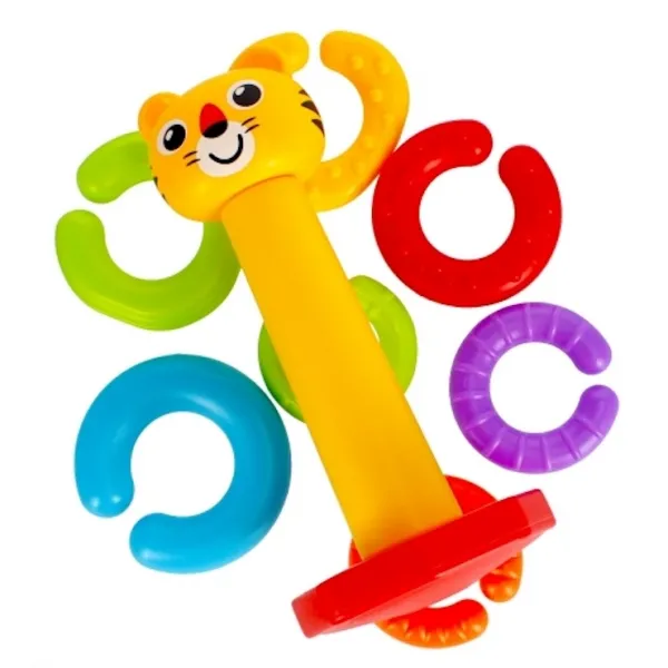 CreativeToys Pyramída kruhy - Tiger