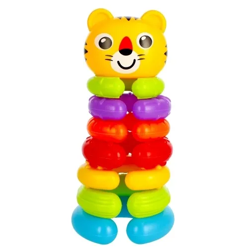 CreativeToys Pyramída kruhy - Tiger