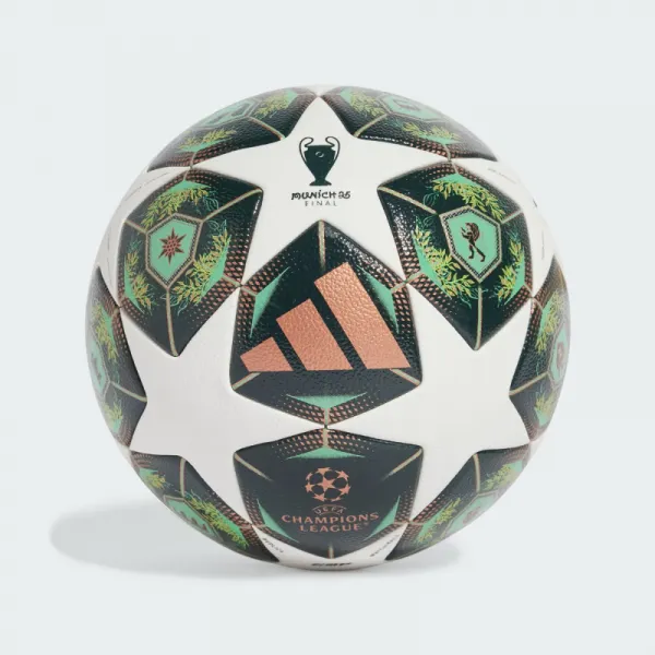 Futbalová lopta ADIDAS UCL COM WHITE SHAGRN SSLIME
