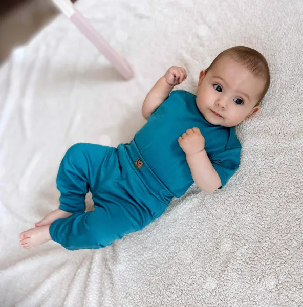 Letné merino body ( +spodky ) pre bábätká – rôzne farby | MOYO Farba: Ecru, Veľkosť: 80/86
