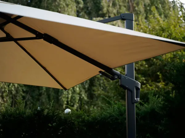 Virgo Flex slnečník 3x3 m béžový