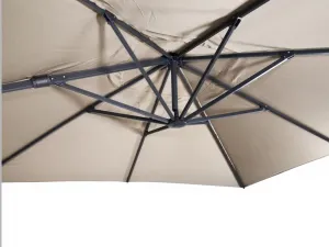 Virgo Flex slnečník 3x3 m béžový