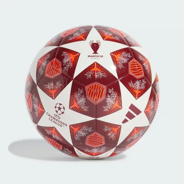 Futbalová lopta ADIDAS UCL CLB WHITE SOLRED CBURGU