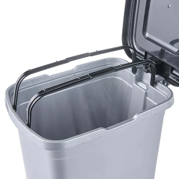Plastový nášlapný kôš na odpadky KEEEPER 10l