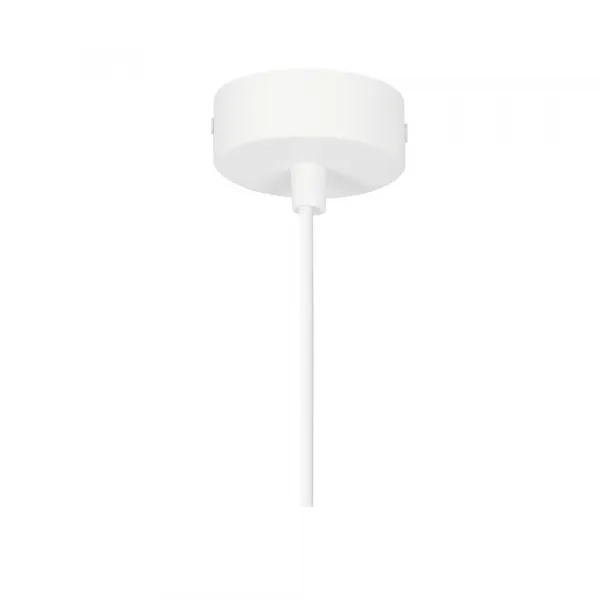 Závesná lampa Claro biela 1x15W GU10 tienidlo biele+drevené