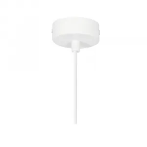 Závesná lampa Claro biela 1x15W GU10 tienidlo biele+drevené