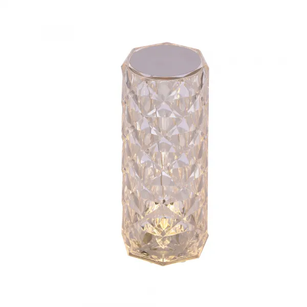 Stolová lampa BRILLO V-21,5 cm bezfarebná 2W LED USB 3000, 4000, 6000K TOUCH ME