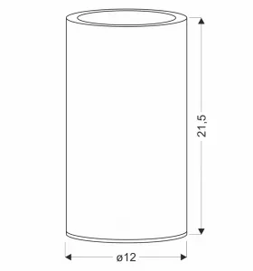 Stolová lampa BRILLO V-21,5 cm bezfarebná 2W LED USB 3000, 4000, 6000K TOUCH ME
