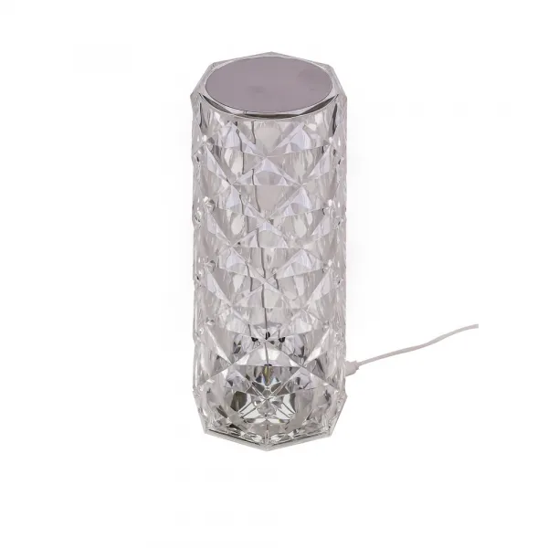 Stolová lampa BRILLO V-21,5 cm bezfarebná 2W LED USB 3000, 4000, 6000K TOUCH ME