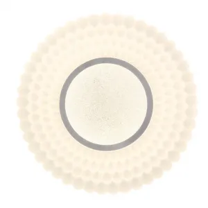 Stropné svietidlo URAN plafón 38cm 24W LED 4000K tienidlo biele+chróm