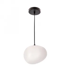 Závesná lampa STONES 20 cm v japonskom štýle - s tienidlom inšpirovaným bielym kameňom - minimalistické stropné osvetlenie do obývačky E27