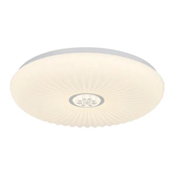 Stropné svietidlo PEROLA, plafón, 40 cm, 24 W, LED, 4000 K, biele tienidlo