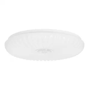 Stropné svietidlo PEROLA, plafón, 40 cm, 24 W, LED, 4000 K, biele tienidlo