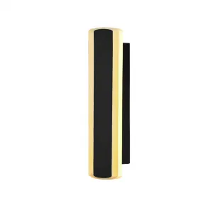 Vonkajšia nástenná lampa STICK L-30 čierna 12W opálové tienidlo IP65