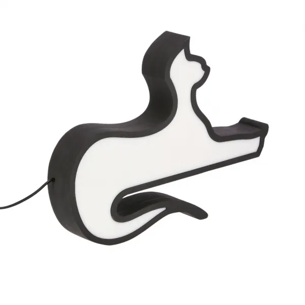 Stolová LED lampa CAT IQ KIDS ČIERNA
