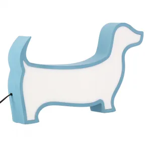 Stolová LED lampa DOG IQ KIDS modrá