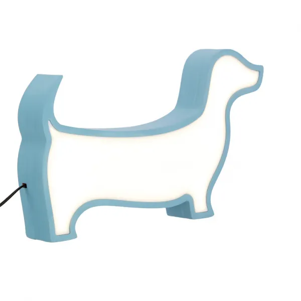 Stolová LED lampa DOG IQ KIDS modrá