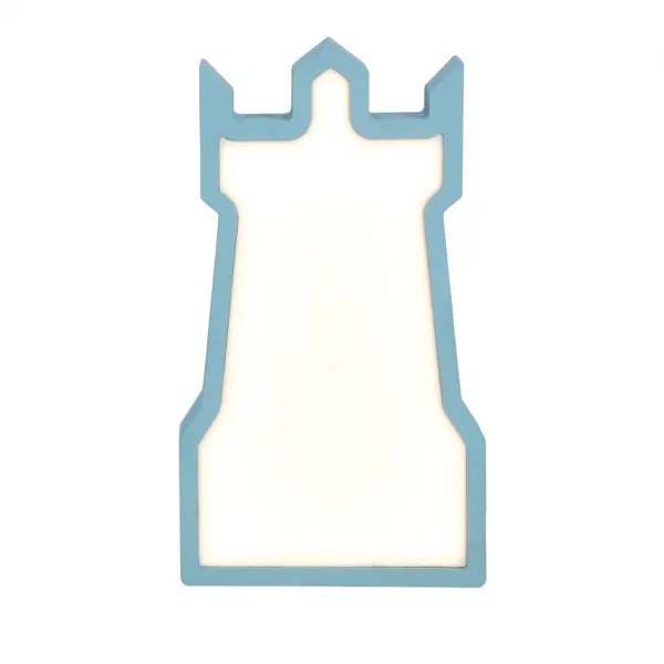 Detská stolová lampa veža LED iq kids modrá