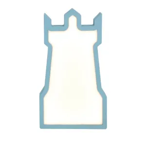 Detská stolová lampa veža LED iq kids modrá