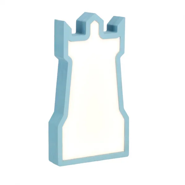 Detská stolová lampa veža LED iq kids modrá