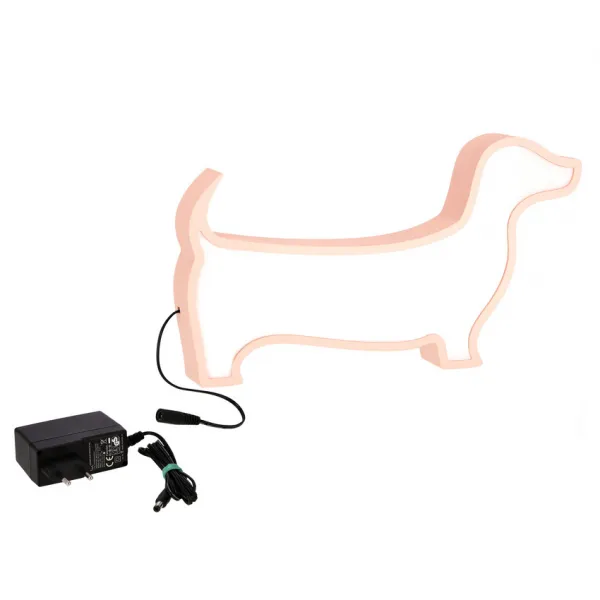 LAMPA PRE PSOV LED stolová lampa IQ KIDS ružová