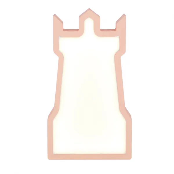 Detská stolová lampa veža LED iq kids ružová