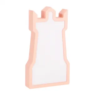 Detská stolová lampa veža LED iq kids ružová