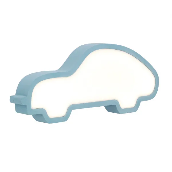 Stolová lampa do auta pre deti LED iQ Kids modrá