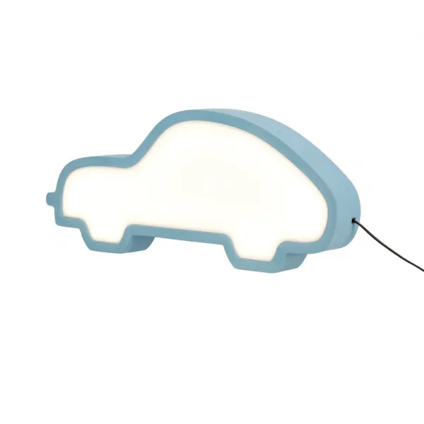 Stolová lampa do auta pre deti LED iQ Kids modrá