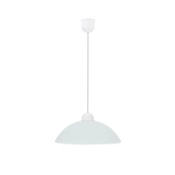 Závesná lampa Fanusa 1X60W E27 tienidlo biele so vzorom
