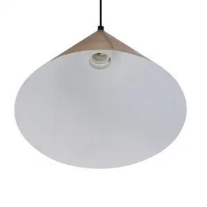 Závesná lampa Dunca 25 Čierna 1X40 E27 Svetlý dubový tienidlo