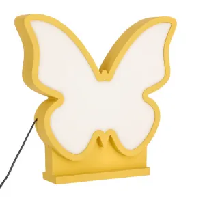 Detská LED stolová lampa BUTTERFLY IQ KIDS zlatá