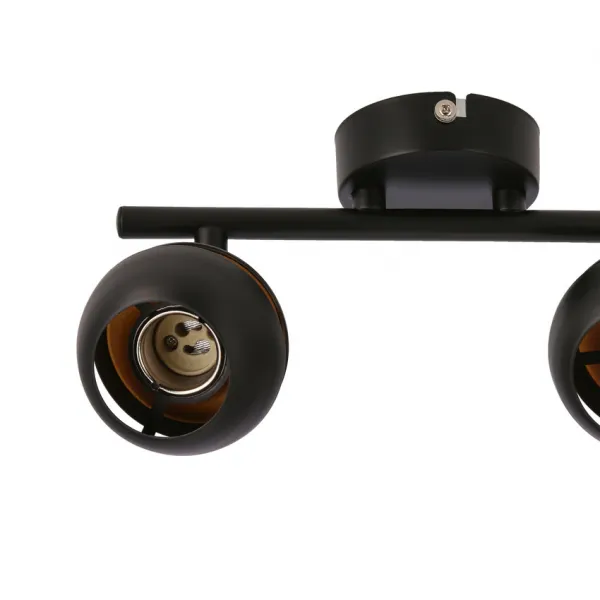 LED pásik Boni 2x3W gu10 čierny - POSLEDNÝ KUS