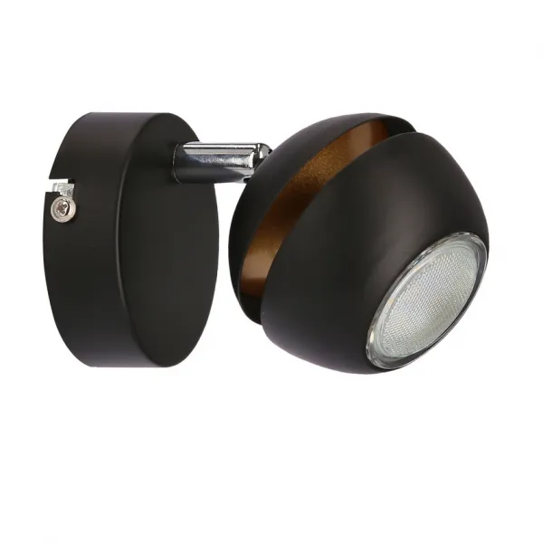 Nástenná lampa Boni 1x3W gu10 LED čierna