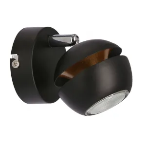 Nástenná lampa Boni 1x3W gu10 LED čierna