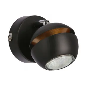 Nástenná lampa Boni 1x3W gu10 LED čierna