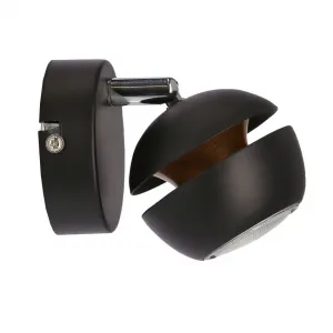 Nástenná lampa Boni 1x3W gu10 LED čierna