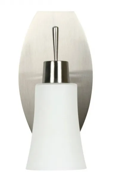 Biele sklenené tienidlo G9 pre lampu Kroton