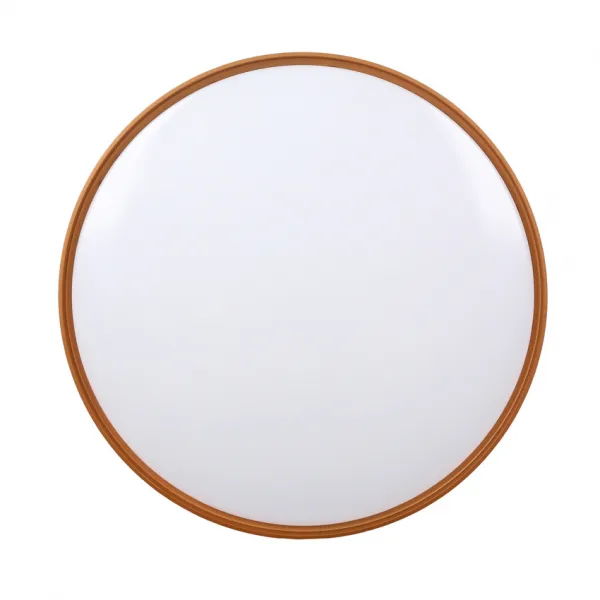 Stropná lampa Montana, plafón, čierna+biela+zlatá, 24W LED, 40cm, biele tienidlo
