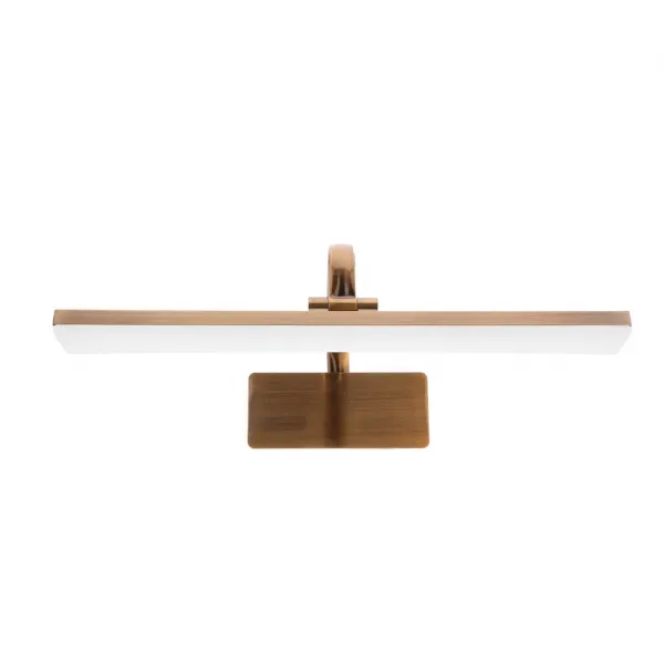 Nástenná LED lampa 8W patinovaná, nastaviteľná nad zrkadlo, zavesná