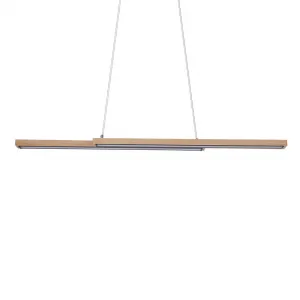 Drevená závesná lampa Sento 20W LED 4000K čierny kryt