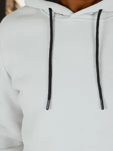 Základná mikina s kapucňou pre pánov-šedá