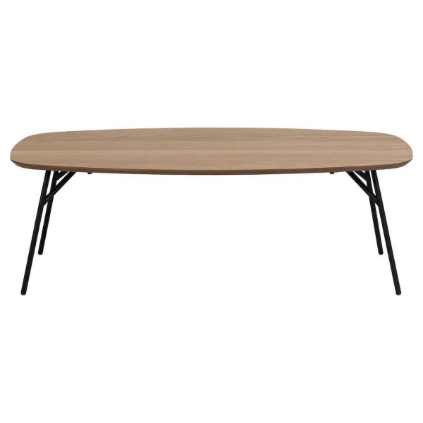 Actona Konferenčný stolík Caracas 120 cm dub olejovaný/čierny