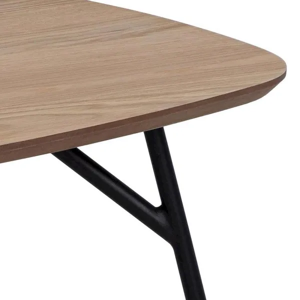 Actona Konferenčný stolík Caracas 120 cm dub olejovaný/čierny