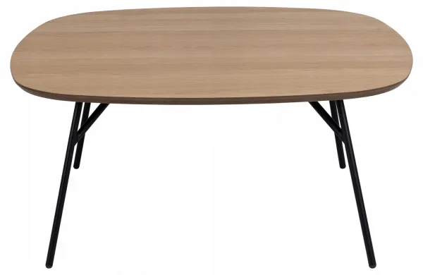 Actona Konferenčný stolík Caracas 90 cm dub olejovaný/čierny