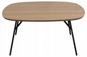 Actona Konferenčný stolík Caracas 90 cm dub olejovaný/čierny