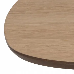 Actona Konferenčný stolík Caracas 90 cm dub olejovaný/čierny