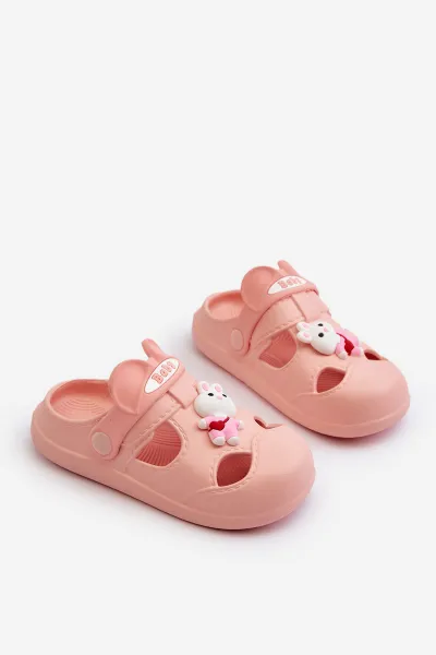 Boto Detské papuče feny crocks tmavo ružový lucas
