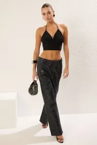 Trendyol Black V Neck Woven Bustier